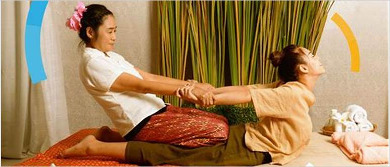 Thai stretching massage